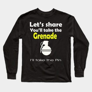 Lets share Long Sleeve T-Shirt